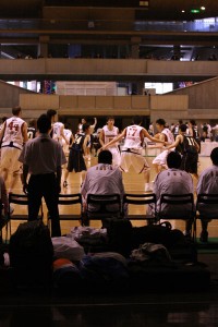 試合が進む東京体育館。これから日本のバスケットはどこへ向かうのか。