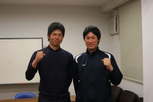 活躍が期待される田村選手（左）と只野選手（右）