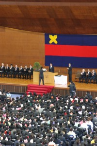 日吉記念館での卒業式は今年度で最後