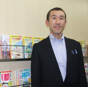 「地球の歩き方ガイドブック」編集本部長の奥氏