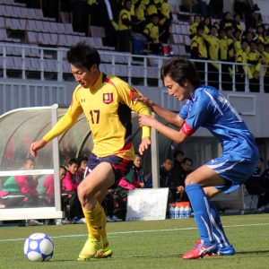 FWの山本(政2)に3試合連続得点の期待がかかる