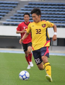 大学サッカーリーグ初得点のＭＦ松木