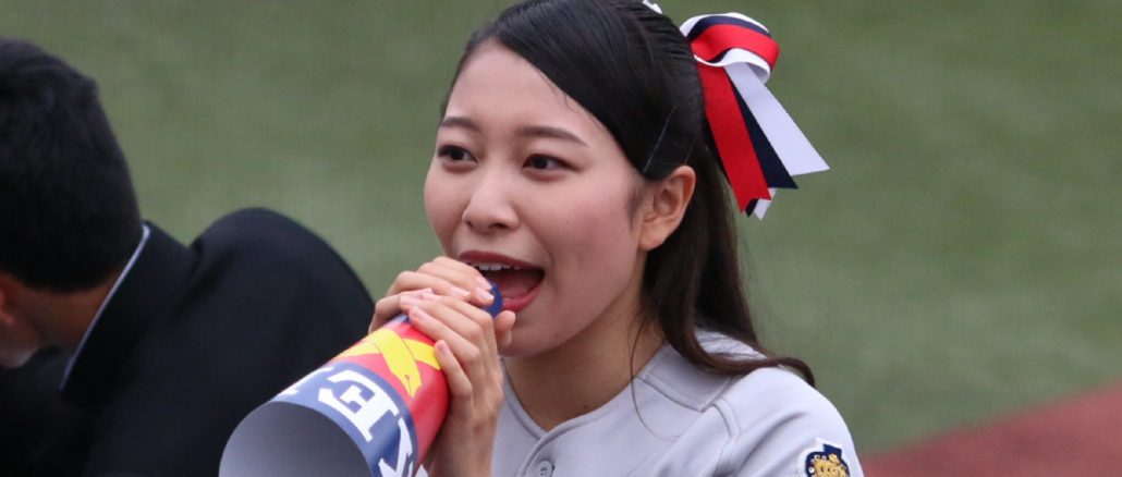 《早慶戦特集2018》応援パワー、選手に届け　應援指導部チアリーディング部・酒井里菜さん