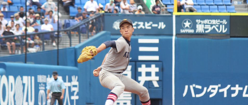 塾高が相模破る大金星　決勝は30日に順延