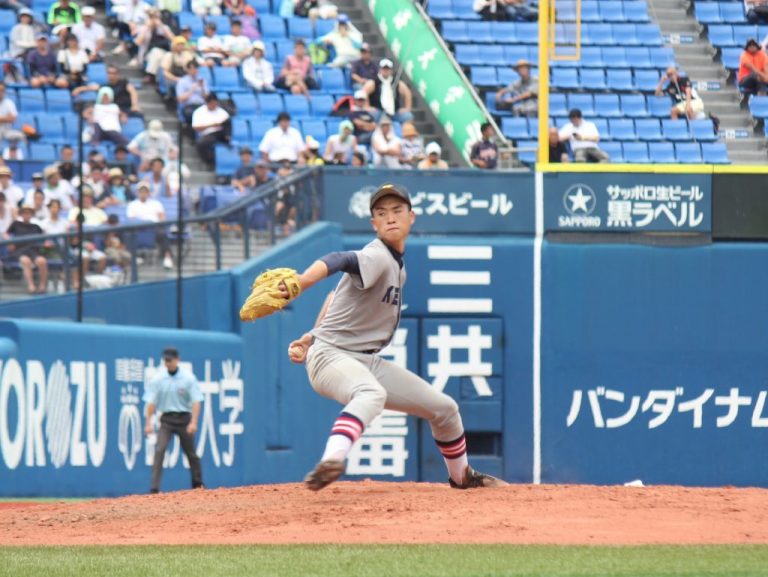 塾高が相模破る大金星　決勝は30日に順延