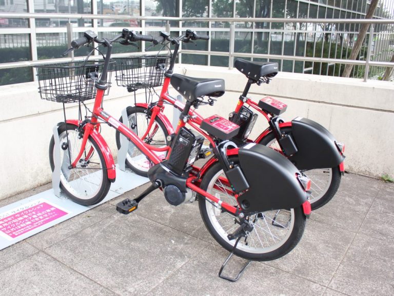 協生館＝国際学生寮間でシェアサイクル 塾生の足に