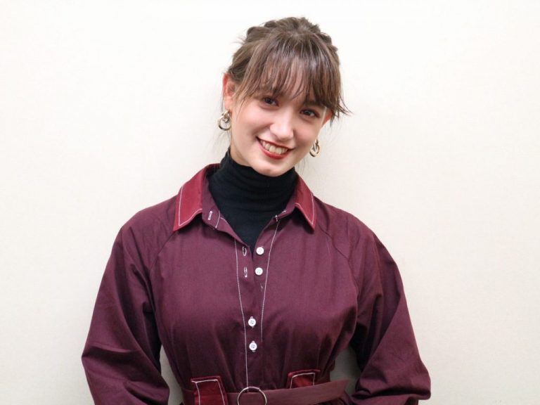 モデル・タレントとして活躍中の塾生　トラウデン直美さん（政1）