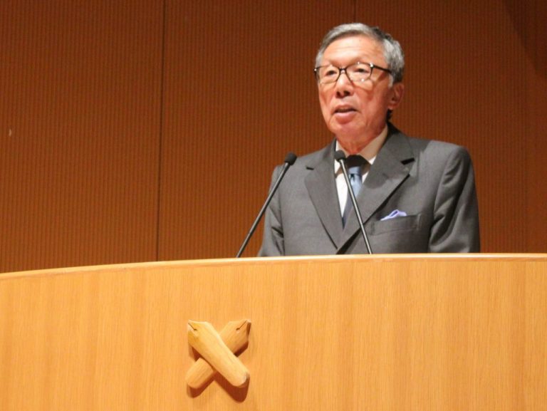 音楽家・村井邦彦氏が講演　「音楽は慶應の校風の一つ」