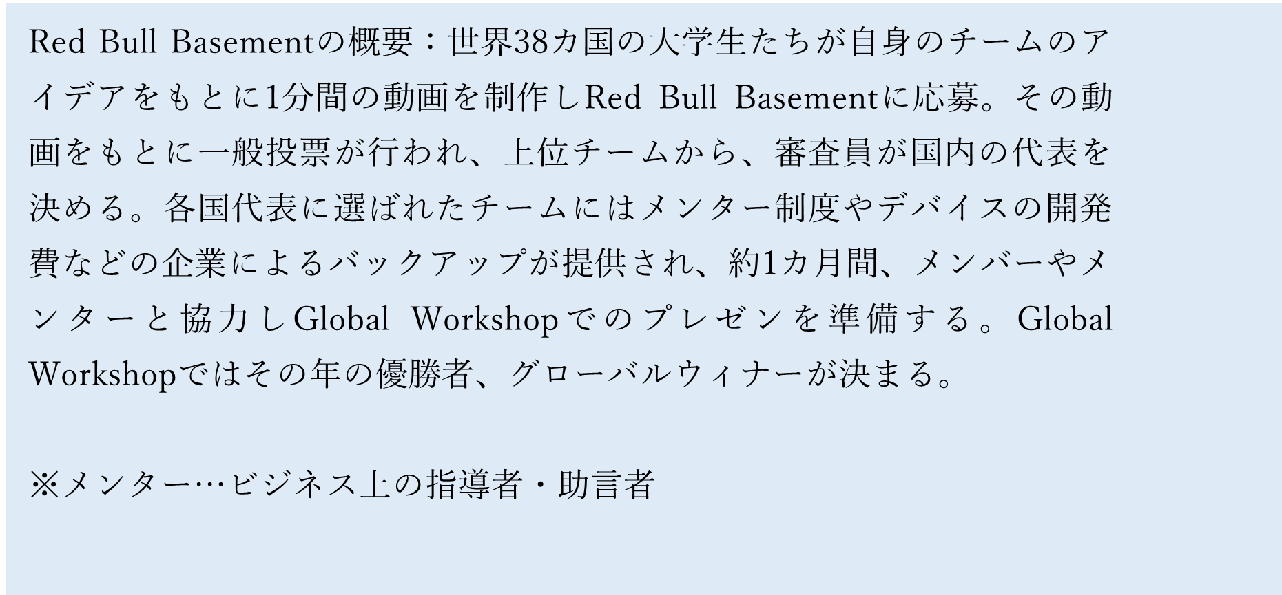 Red Bull Basement 記事挿絵