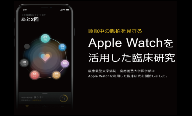 慶大病院 Applewatch利用の臨床研究を開始 木村氏 デジタルヘルスケアにおける大革命 Jukushin Com