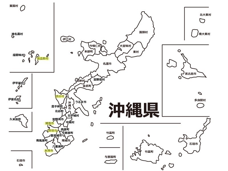 沖縄　地図